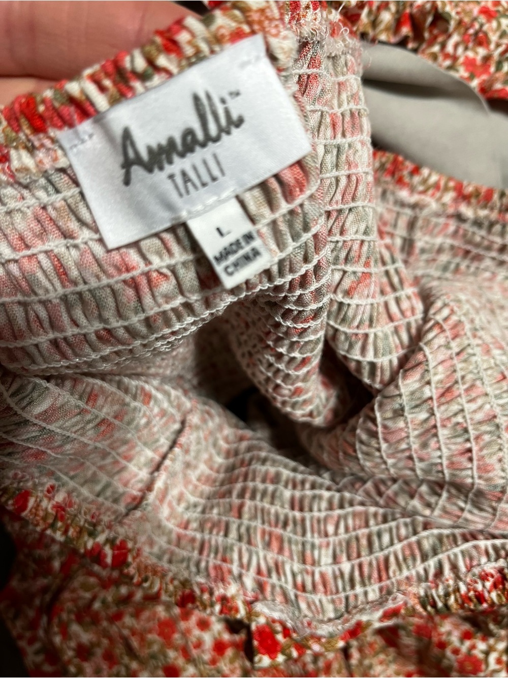 Amalli Talli Floral Dress with Smocked Bodice - Picture 4 of 4